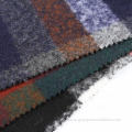 Plaid Wool Woven Check Polyester Fabric